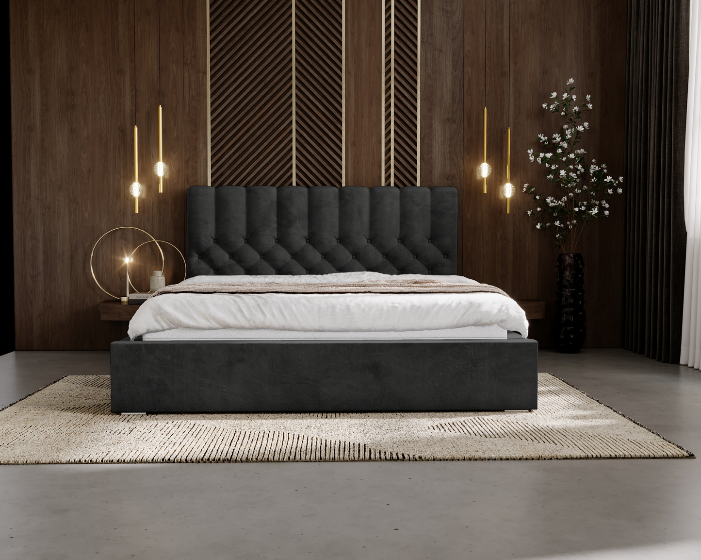 Nattro - Sängram med förvaring