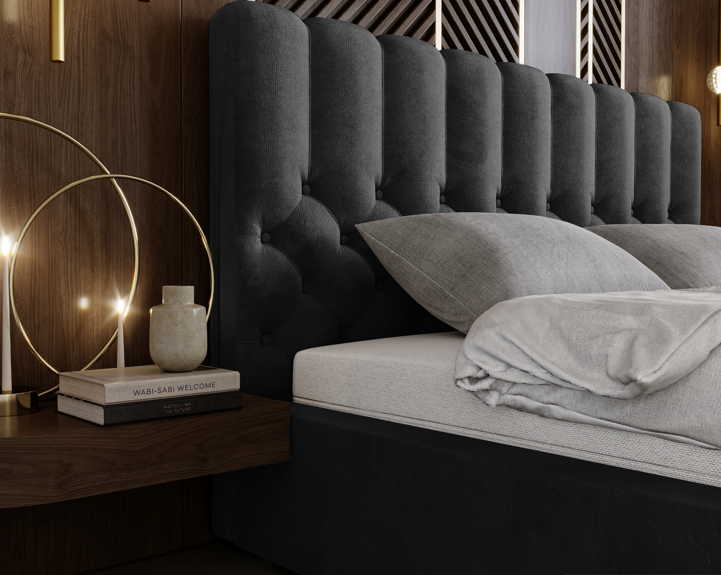 Nattro - Sängram med förvaring