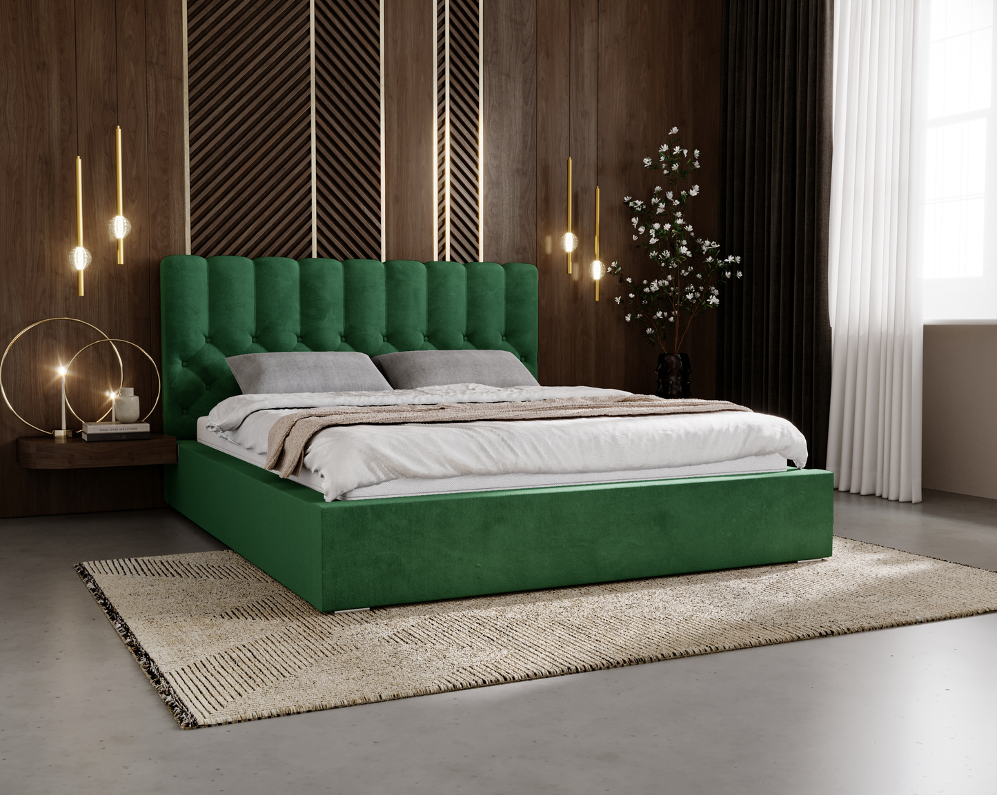 Nattro - Sängram med förvaring