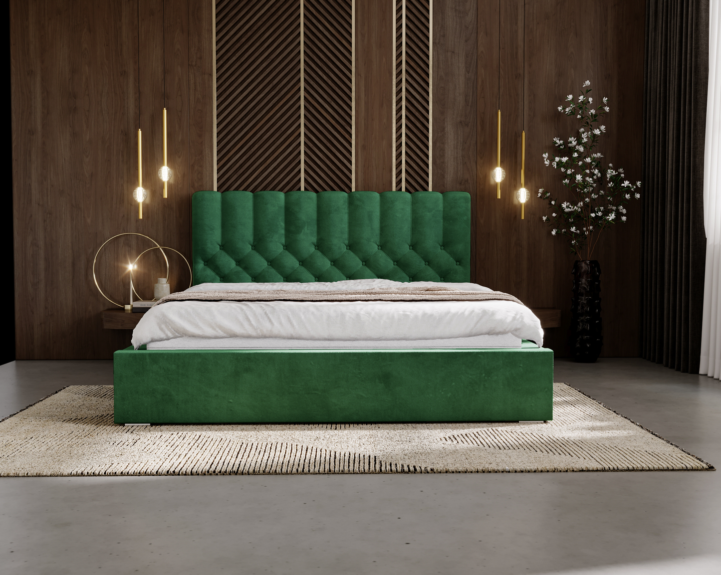 Nattro - Sängram med förvaring