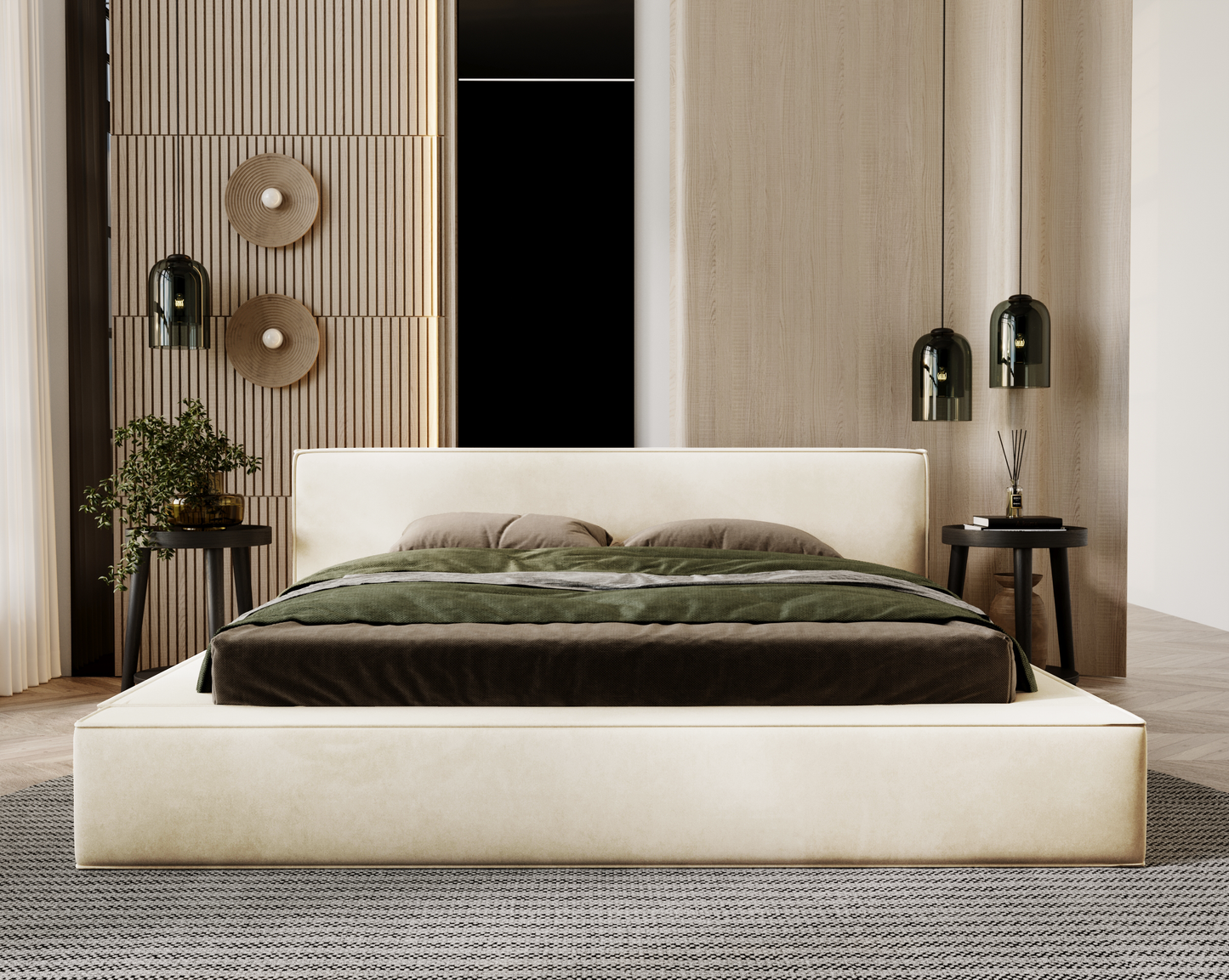 Nattskift - Sängram med förvaring