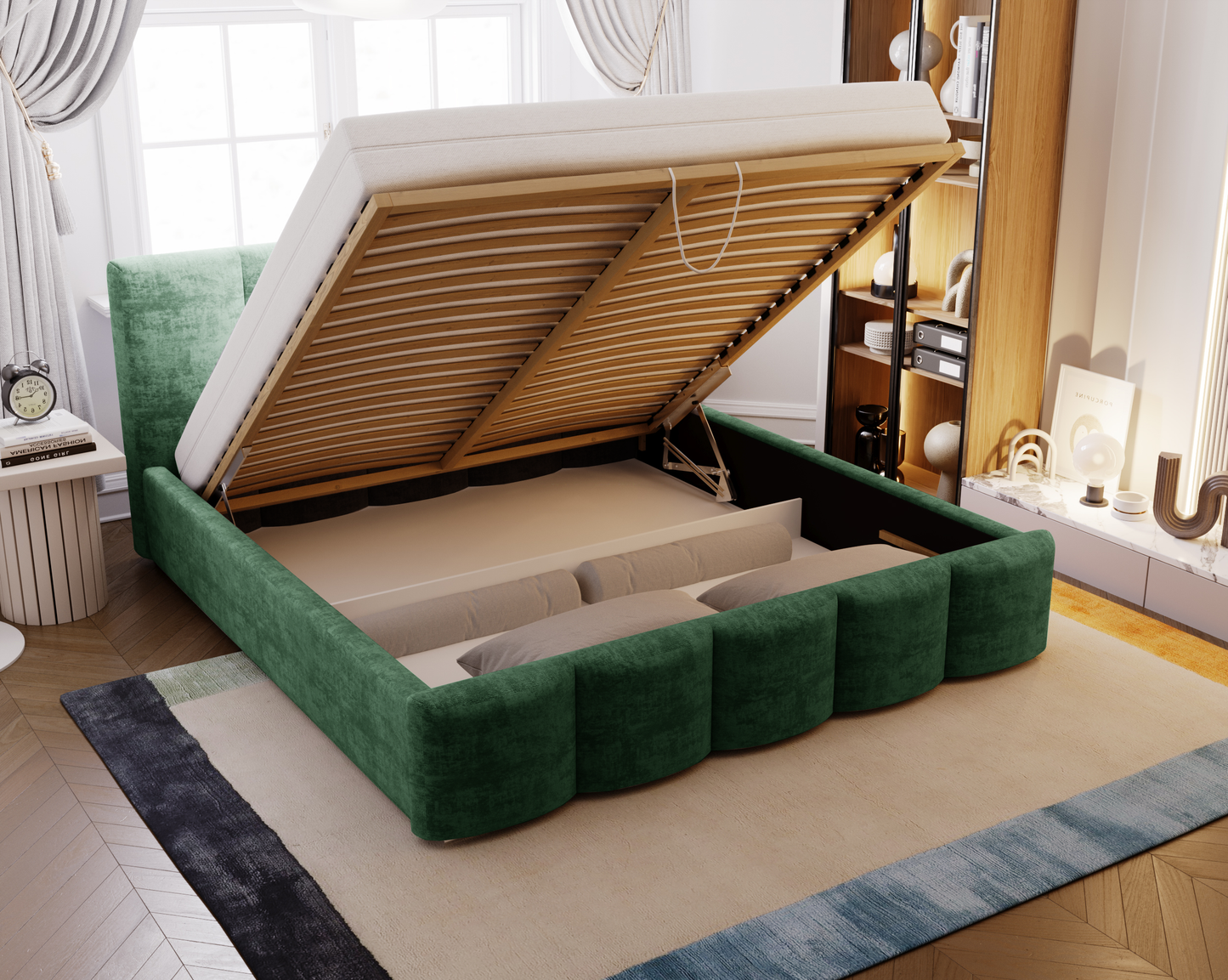 Nattstrimma - Sängram med förvaring