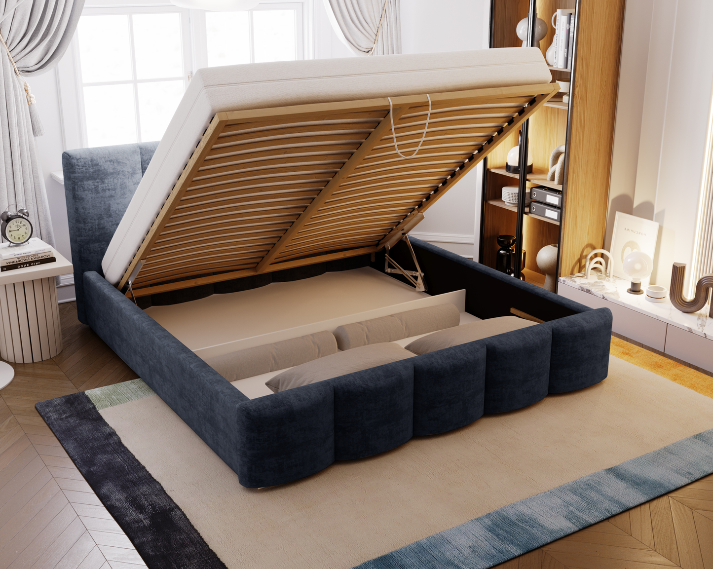 Nattstrimma - Sängram med förvaring