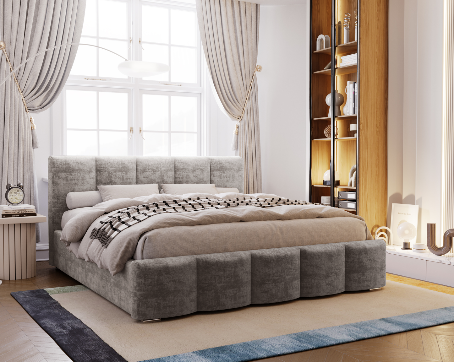 Nattstrimma - Sängram med förvaring