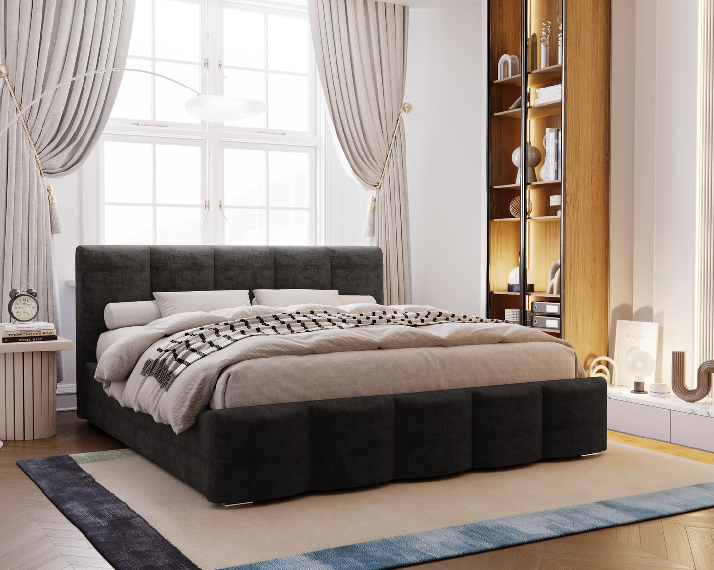 Nattstrimma - Sängram med förvaring