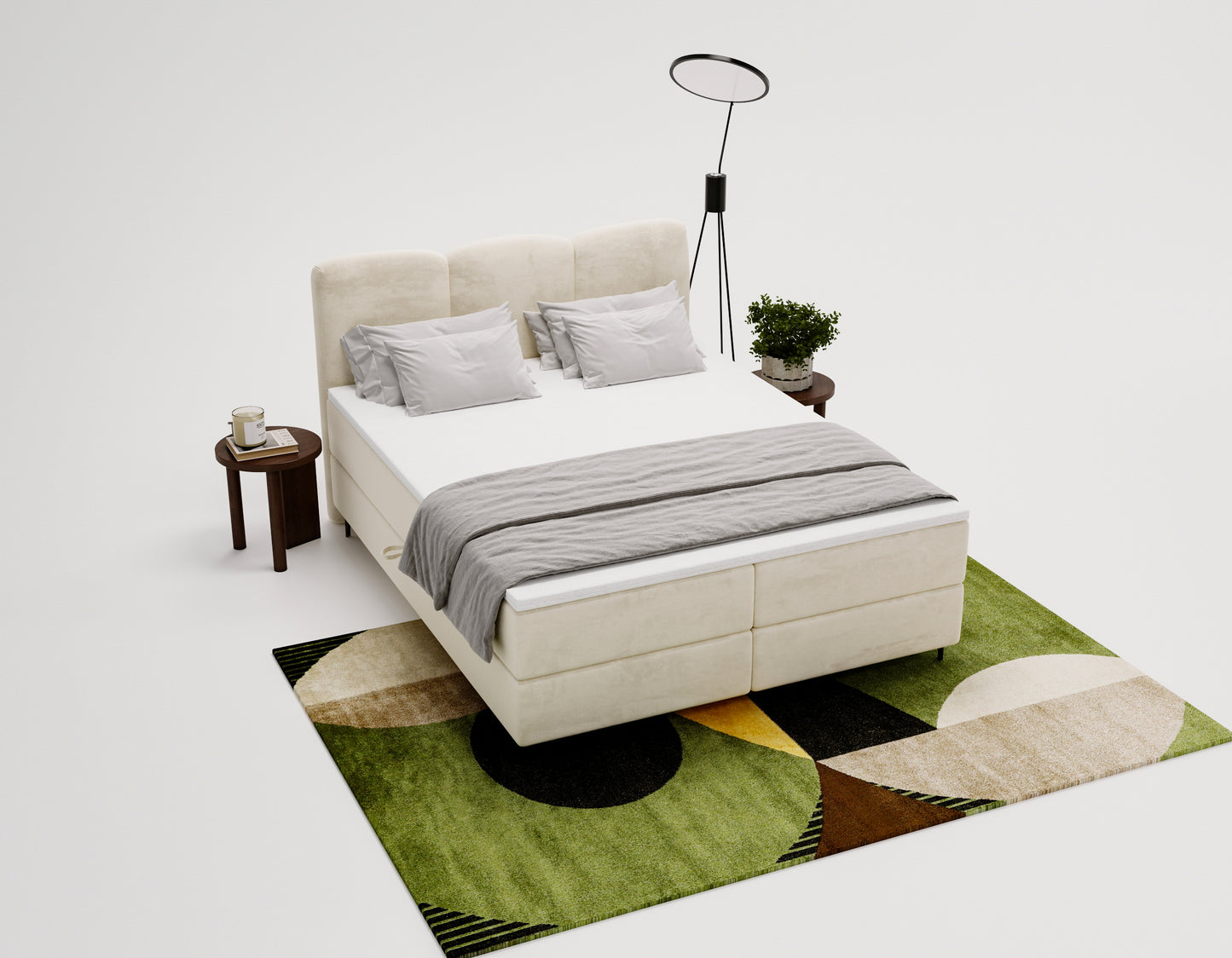 Nattugglan - Kontinentalsäng med förvaring