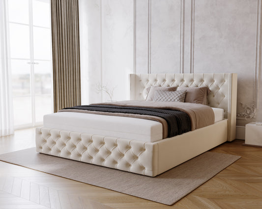 Sävlig - Sängram med förvaring