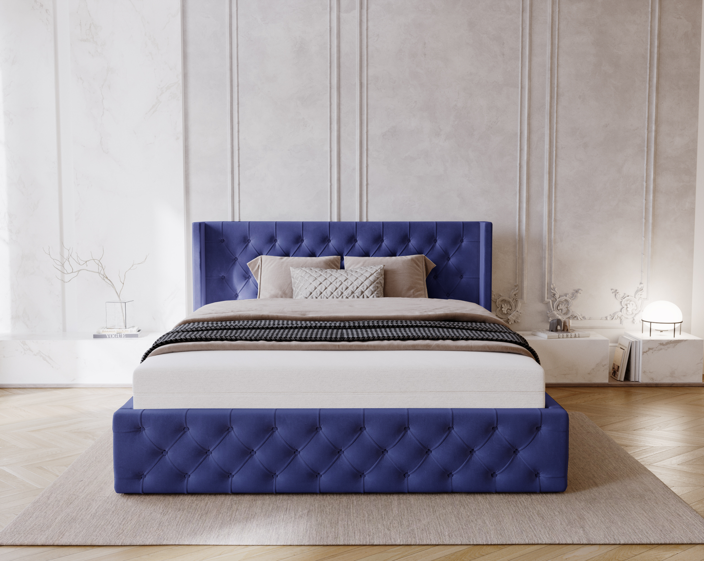 Sävlig - Sängram med förvaring