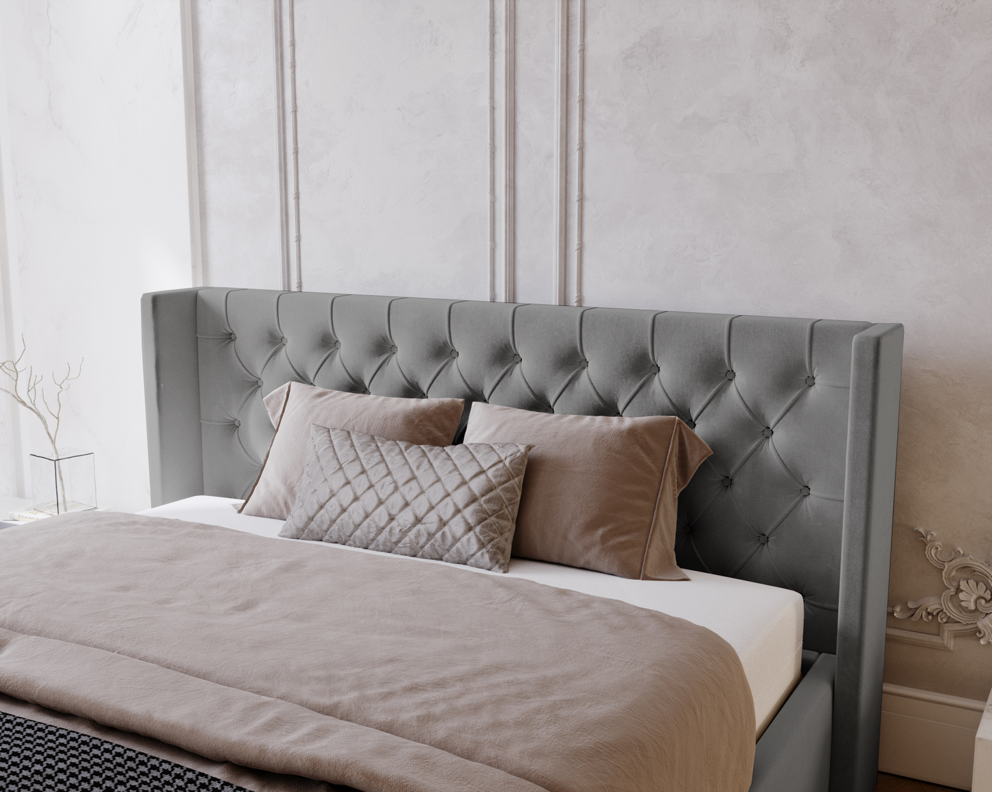 Sävlig - Sängram med förvaring