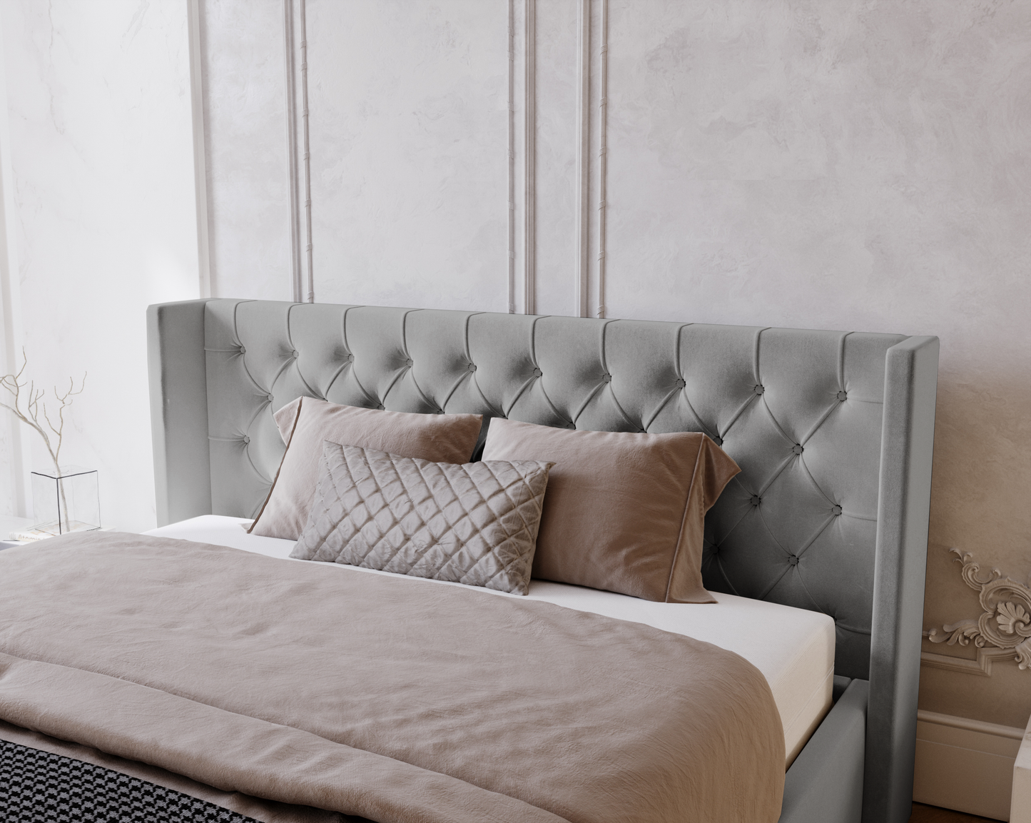 Sävlig - Sängram med förvaring