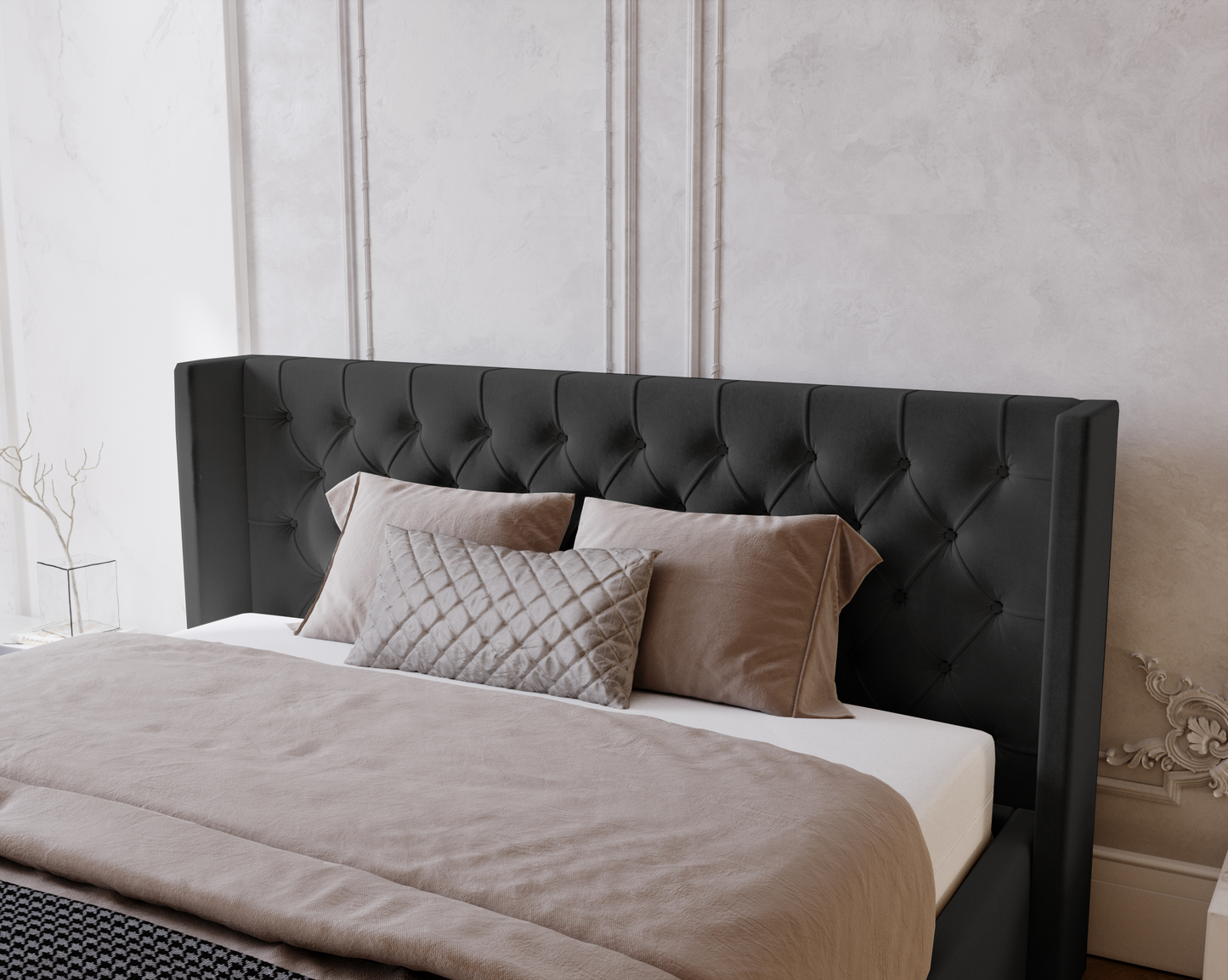 Sävlig - Sängram med förvaring