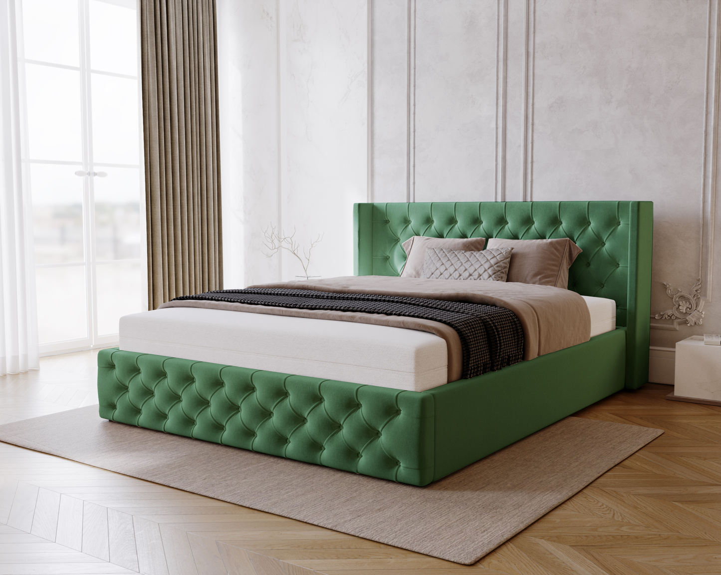 Sävlig - Sängram med förvaring