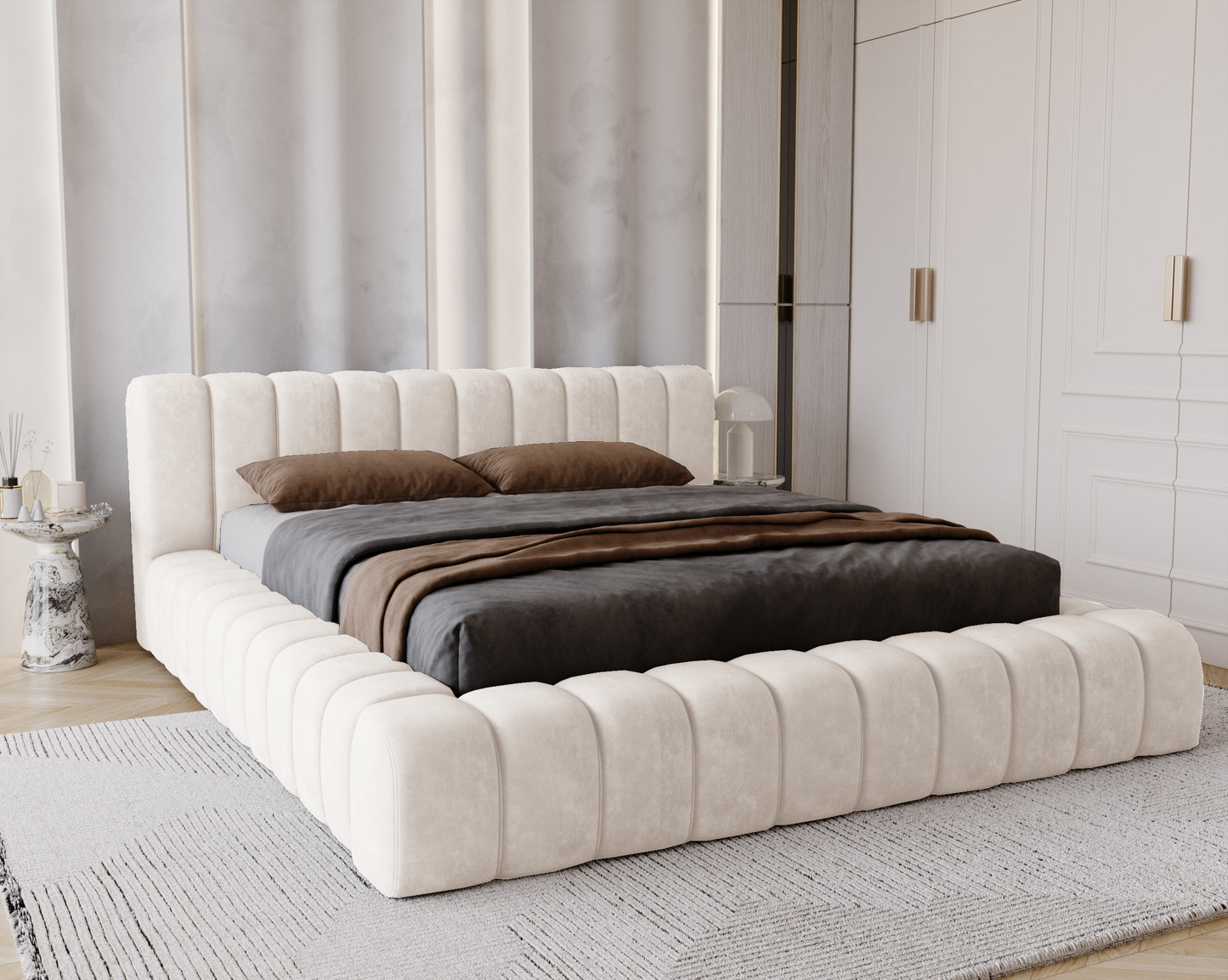 Skogsro - Sängram med förvaring