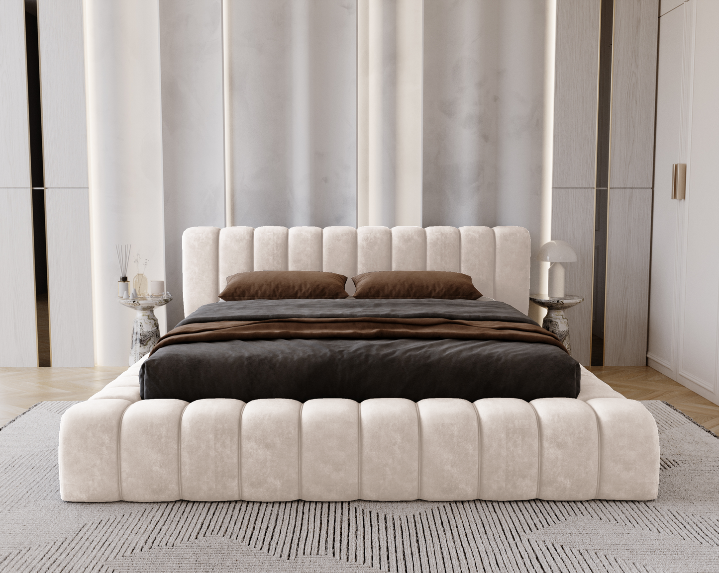 Skogsro - Sängram med förvaring