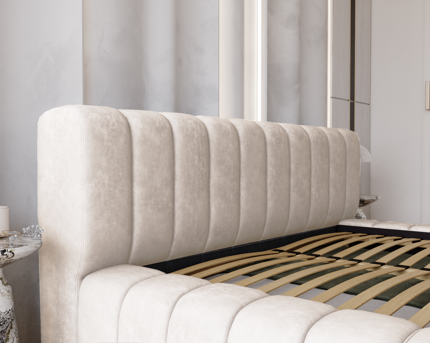 Skogsro - Sängram med förvaring