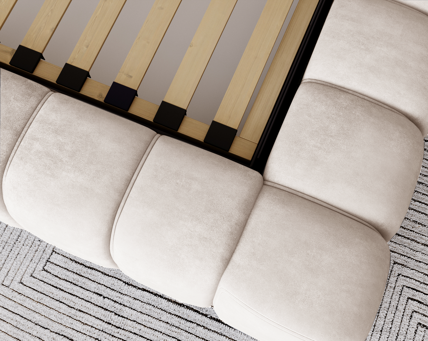 Skogsro - Sängram med förvaring