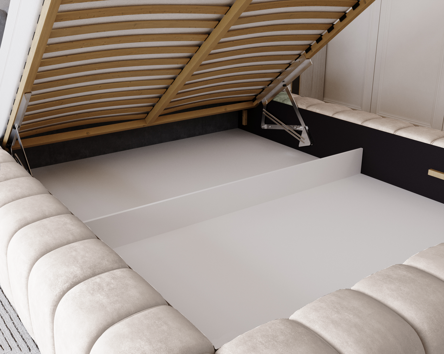 Skogsro - Sängram med förvaring