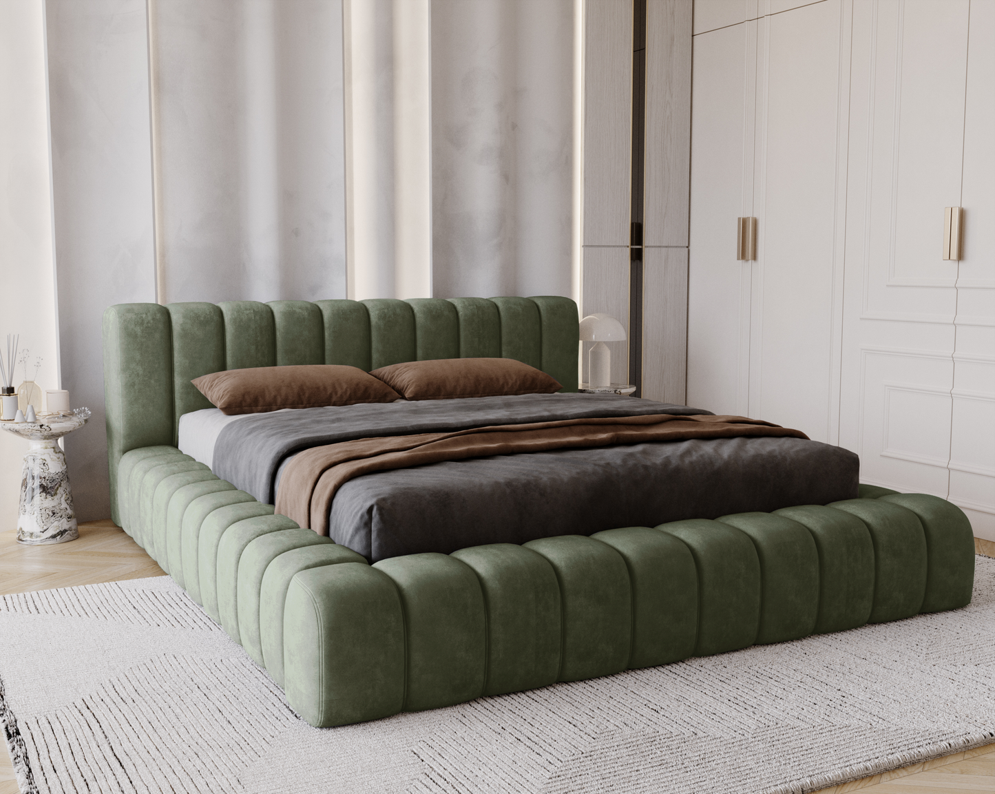 Skogsro - Sängram med förvaring