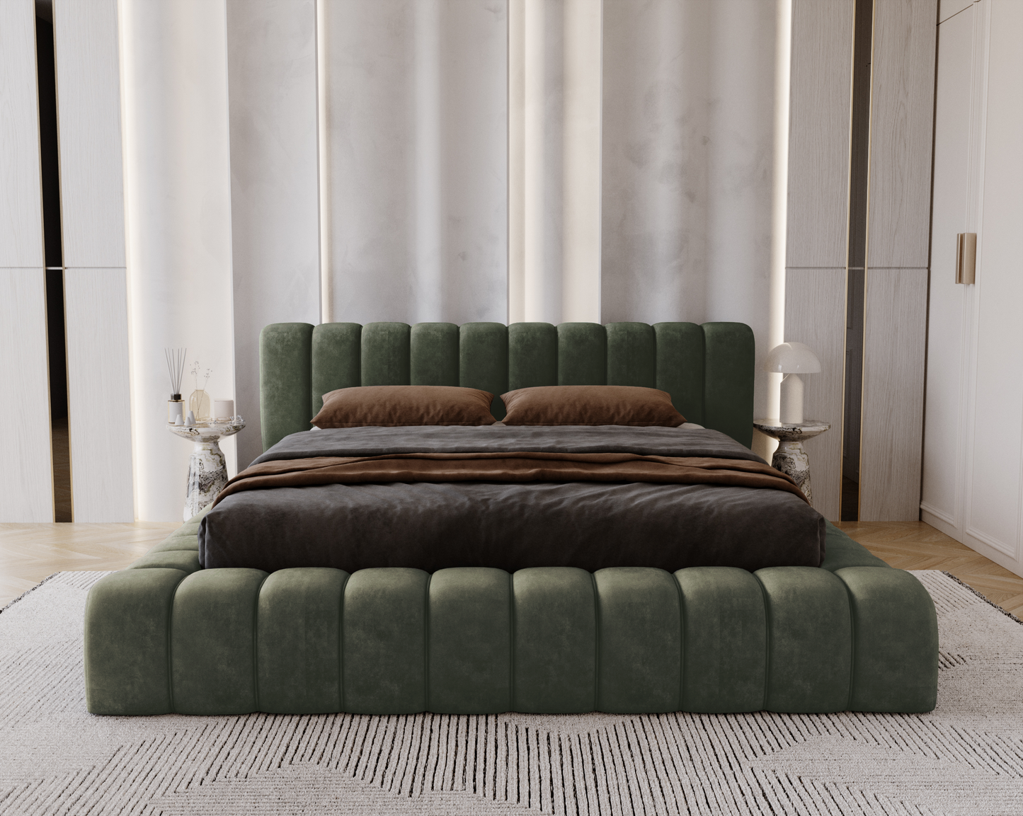 Skogsro - Sängram med förvaring