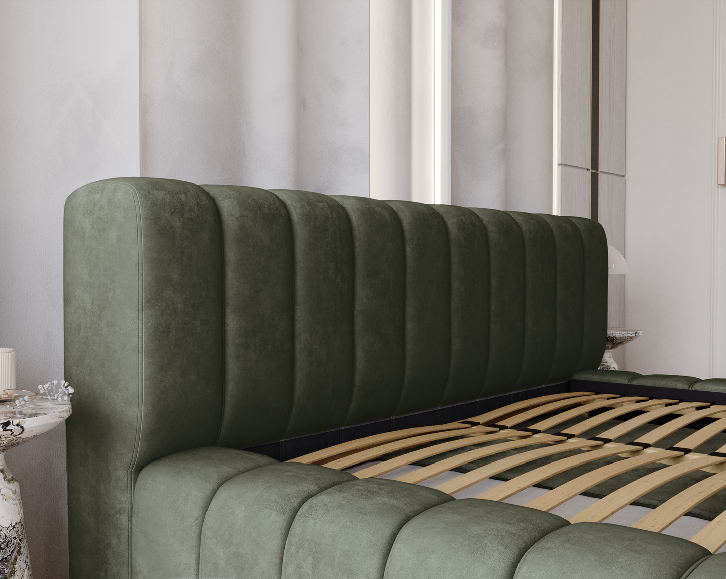 Skogsro - Sängram med förvaring