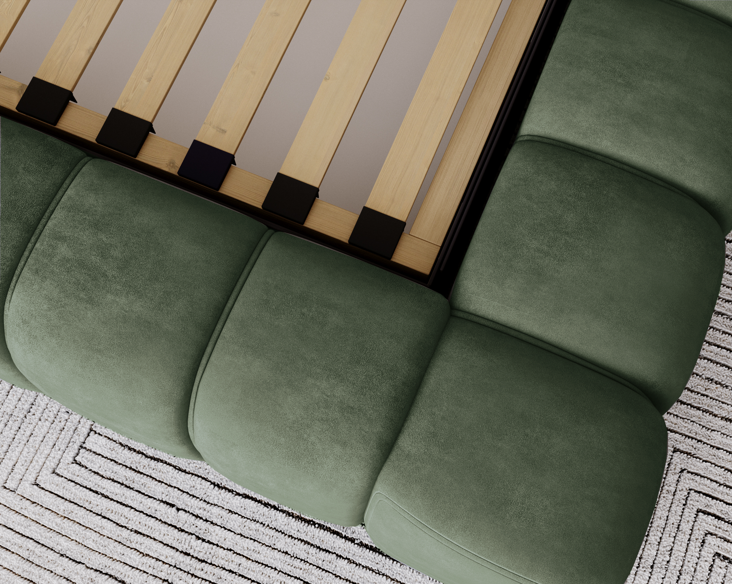 Skogsro - Sängram med förvaring