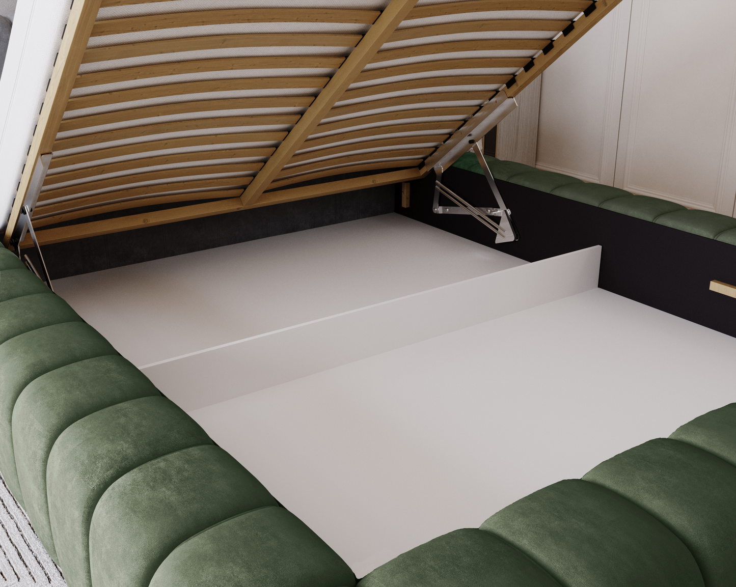 Skogsro - Sängram med förvaring