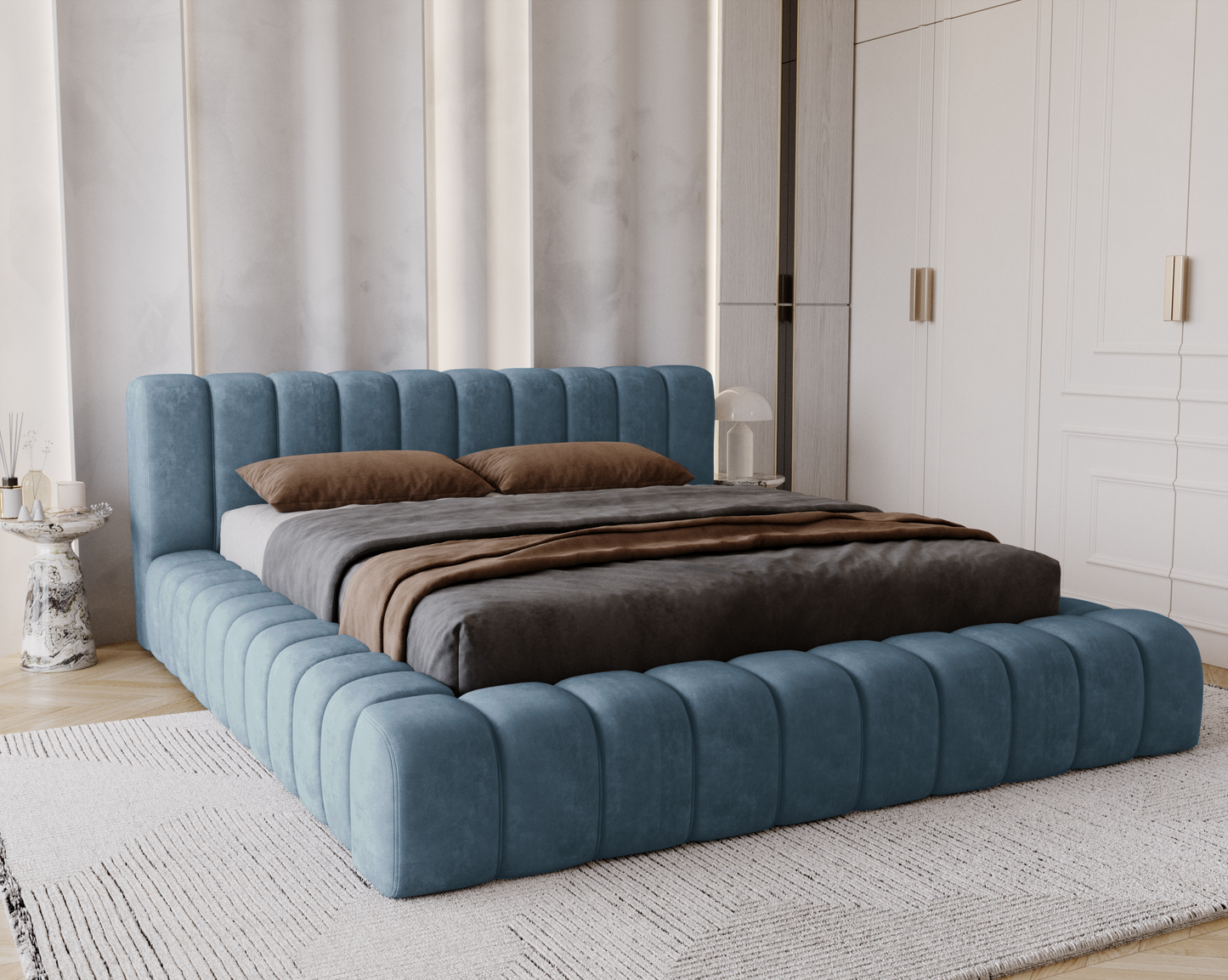 Skogsro - Sängram med förvaring