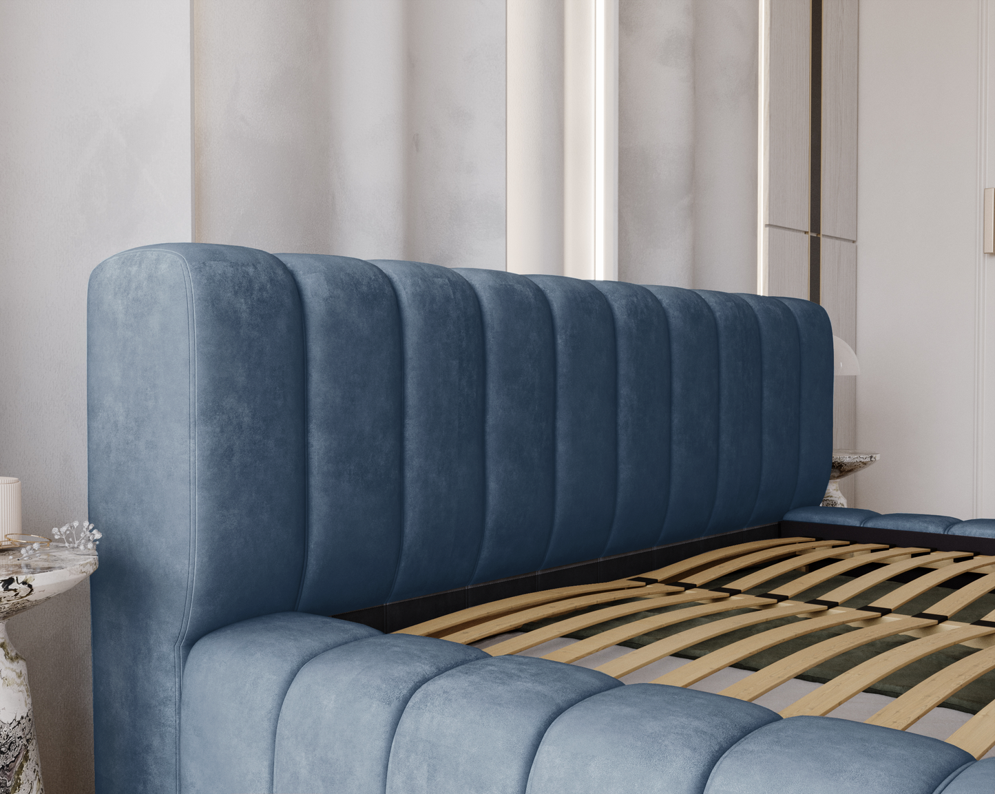 Skogsro - Sängram med förvaring