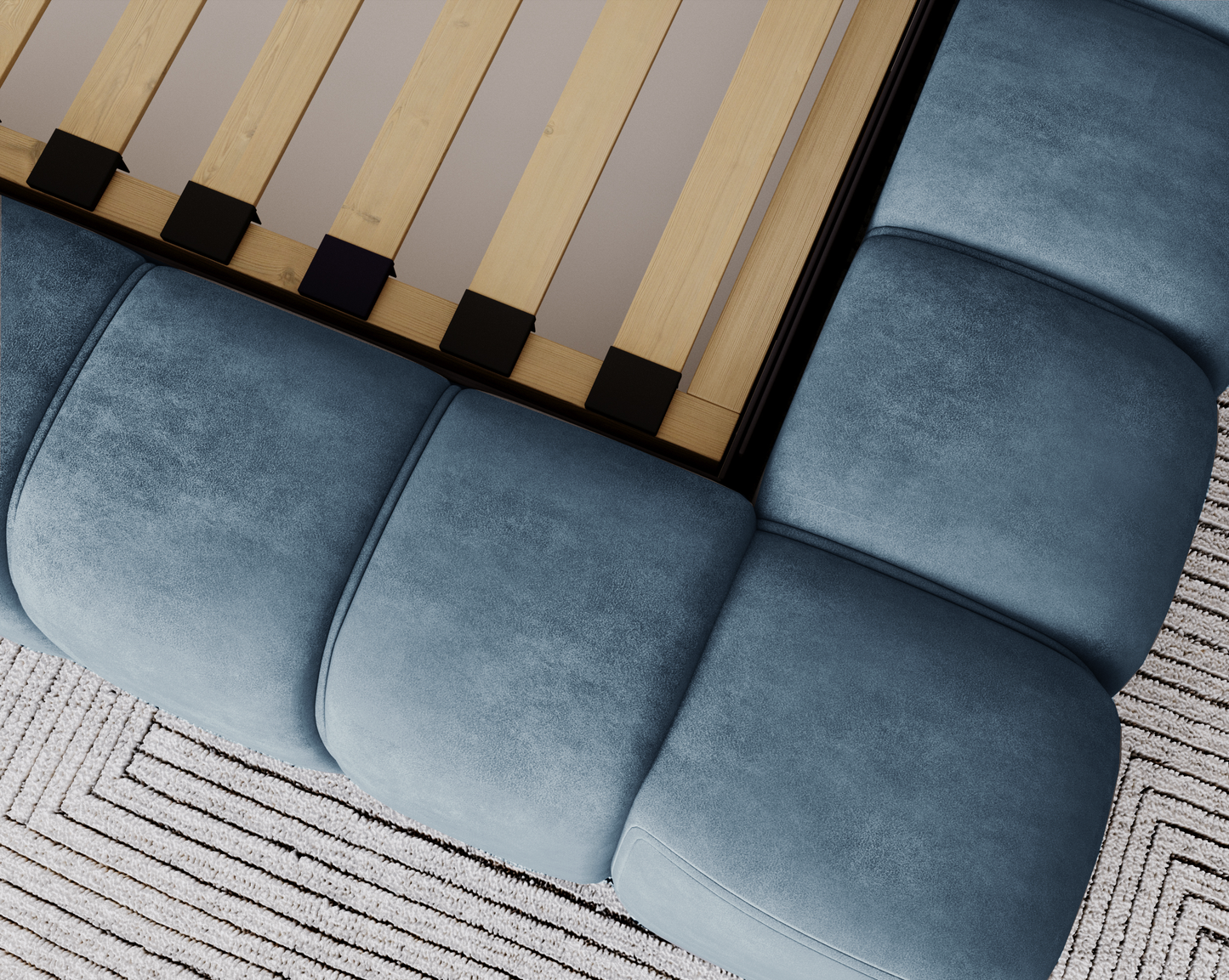 Skogsro - Sängram med förvaring