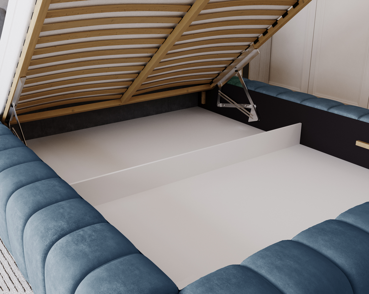 Skogsro - Sängram med förvaring