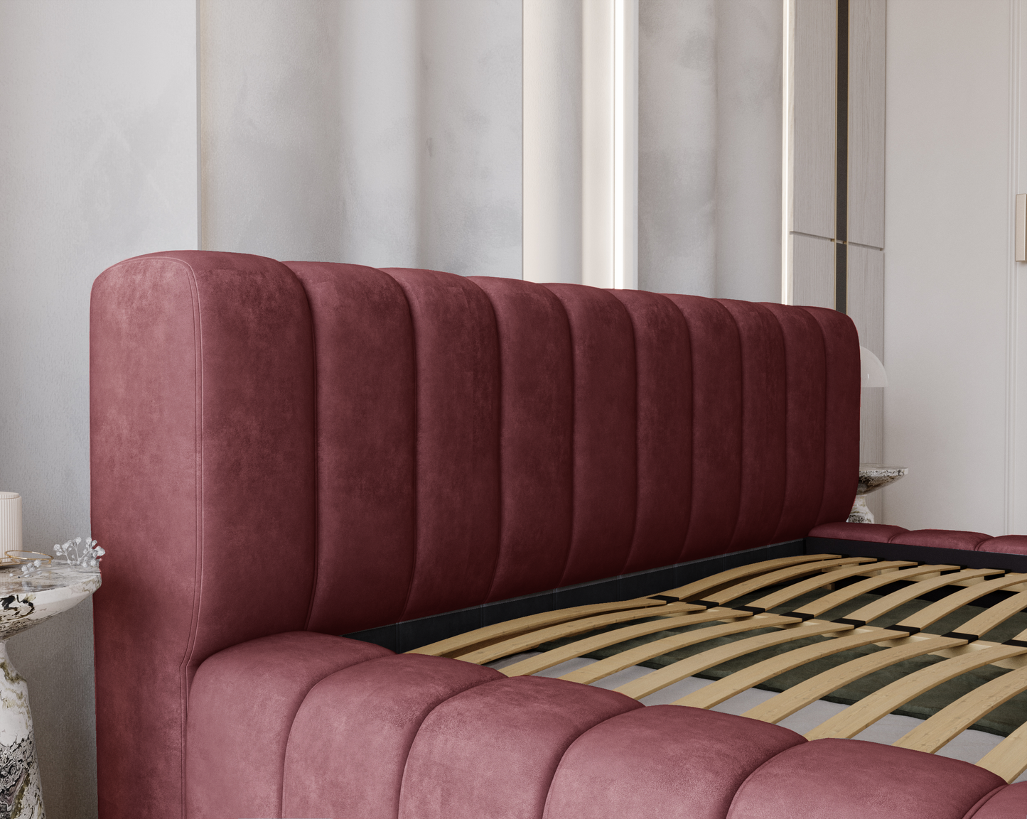 Skogsro - Sängram med förvaring