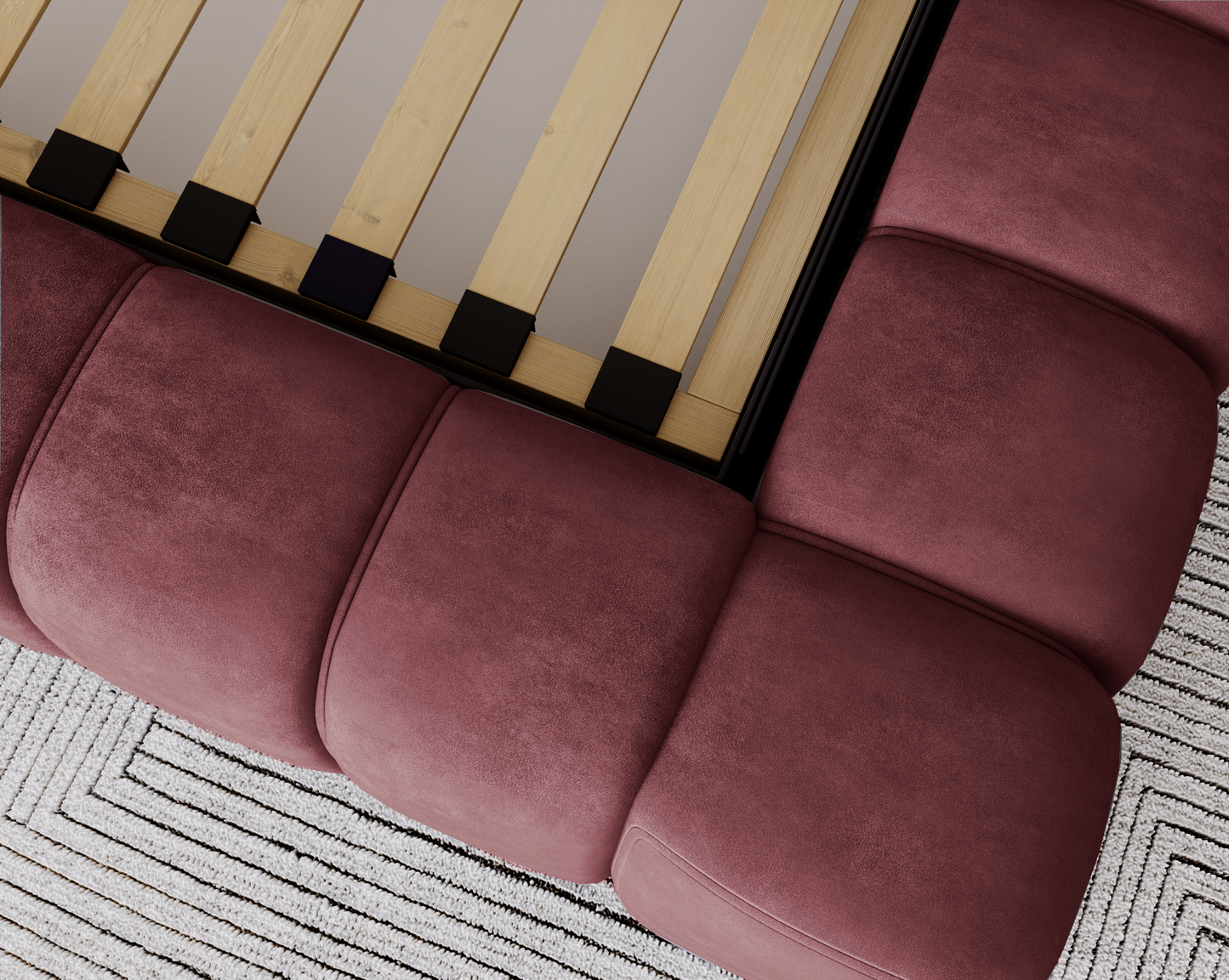 Skogsro - Sängram med förvaring