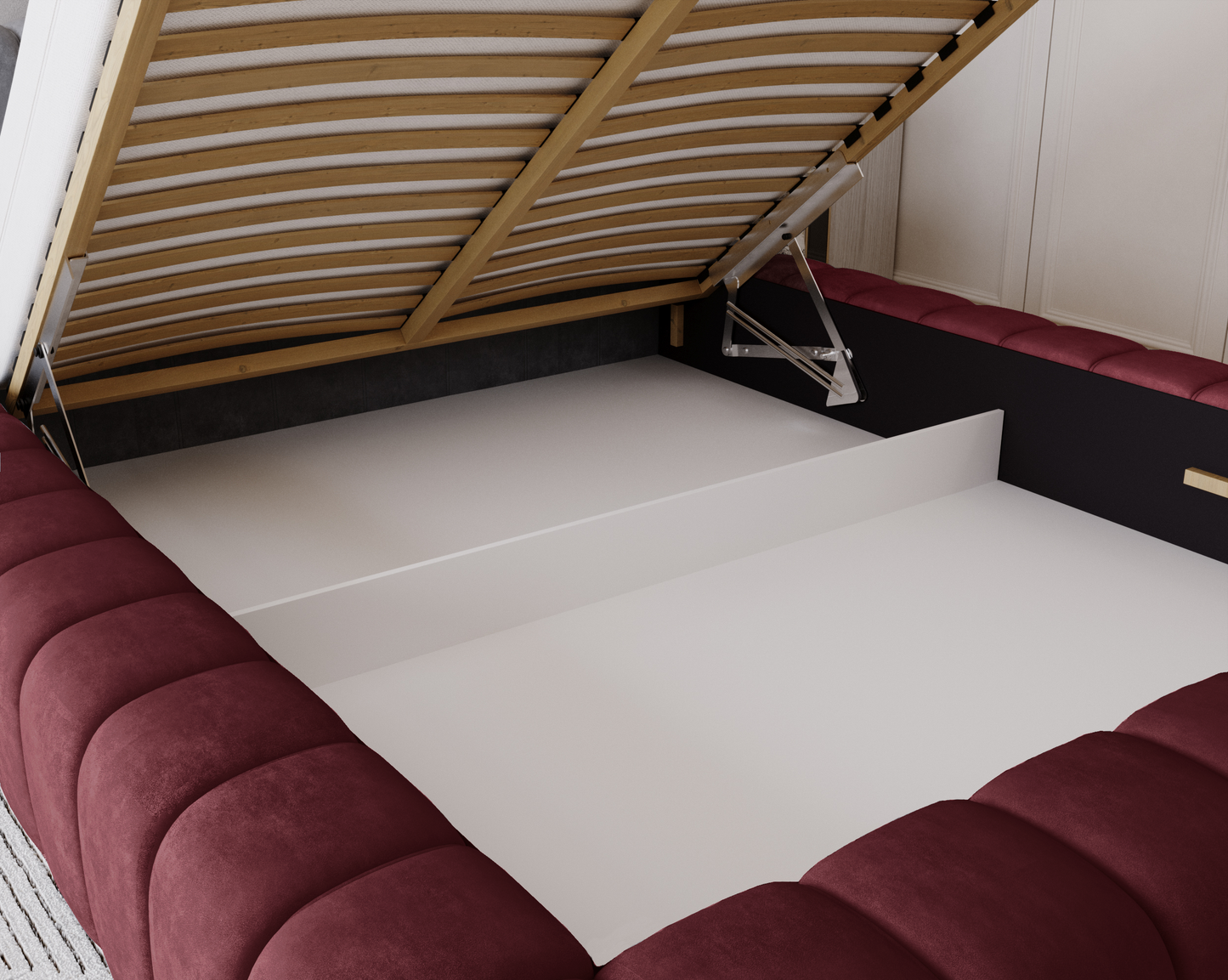 Skogsro - Sängram med förvaring