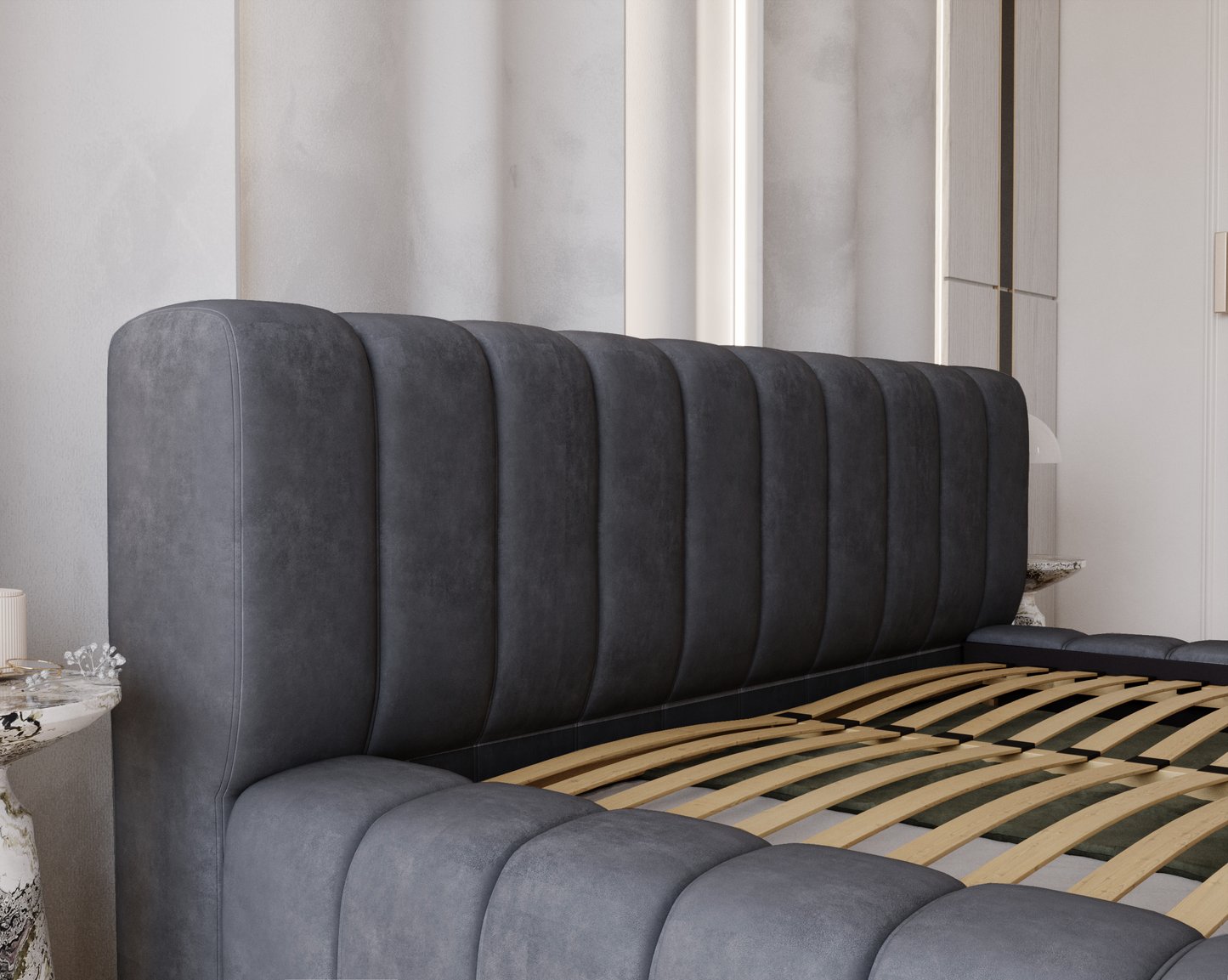 Skogsro - Sängram med förvaring