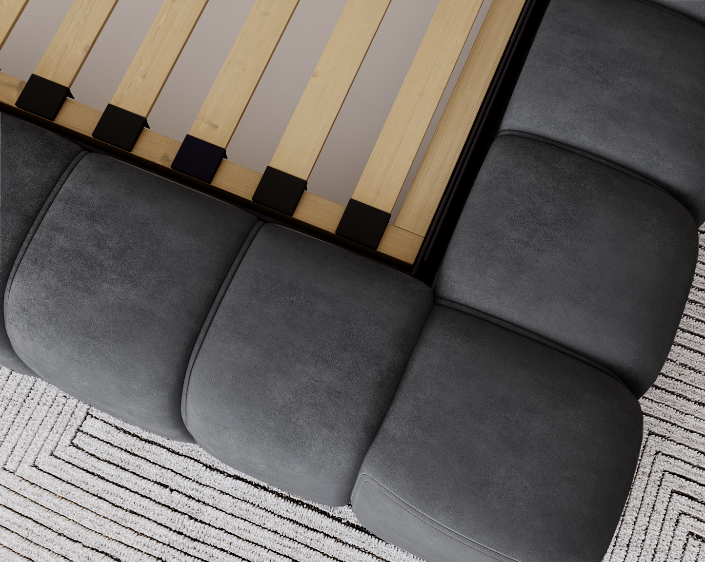 Skogsro - Sängram med förvaring