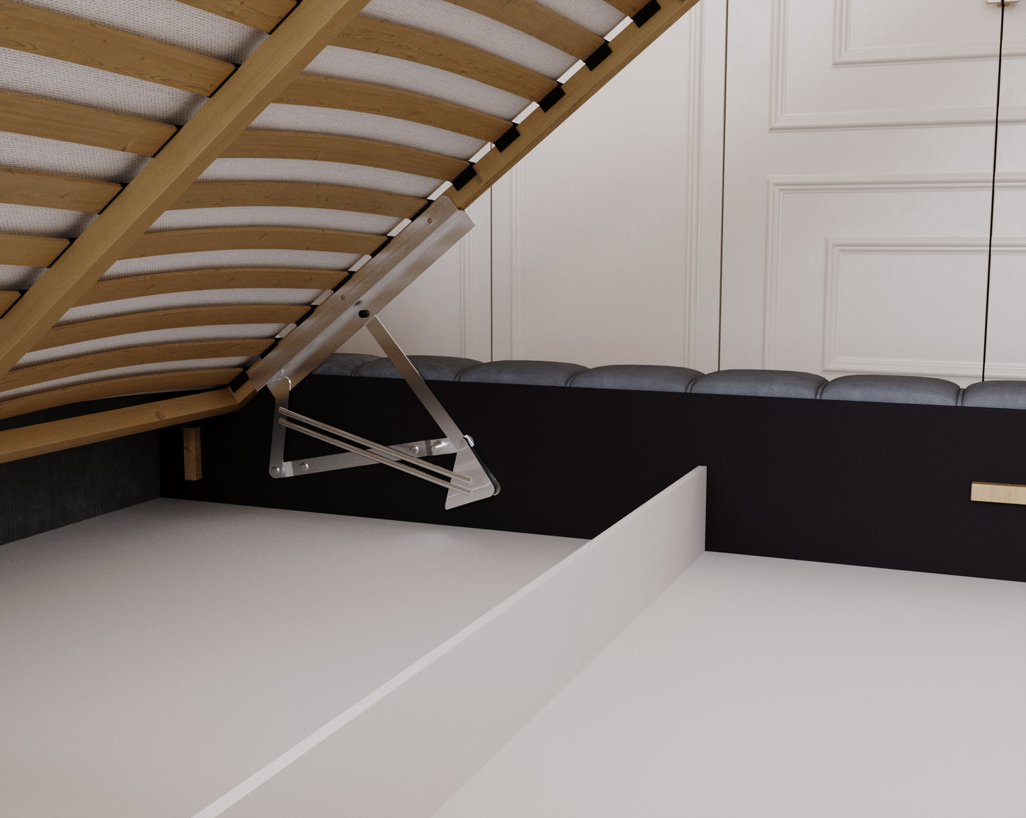 Skogsro - Sängram med förvaring