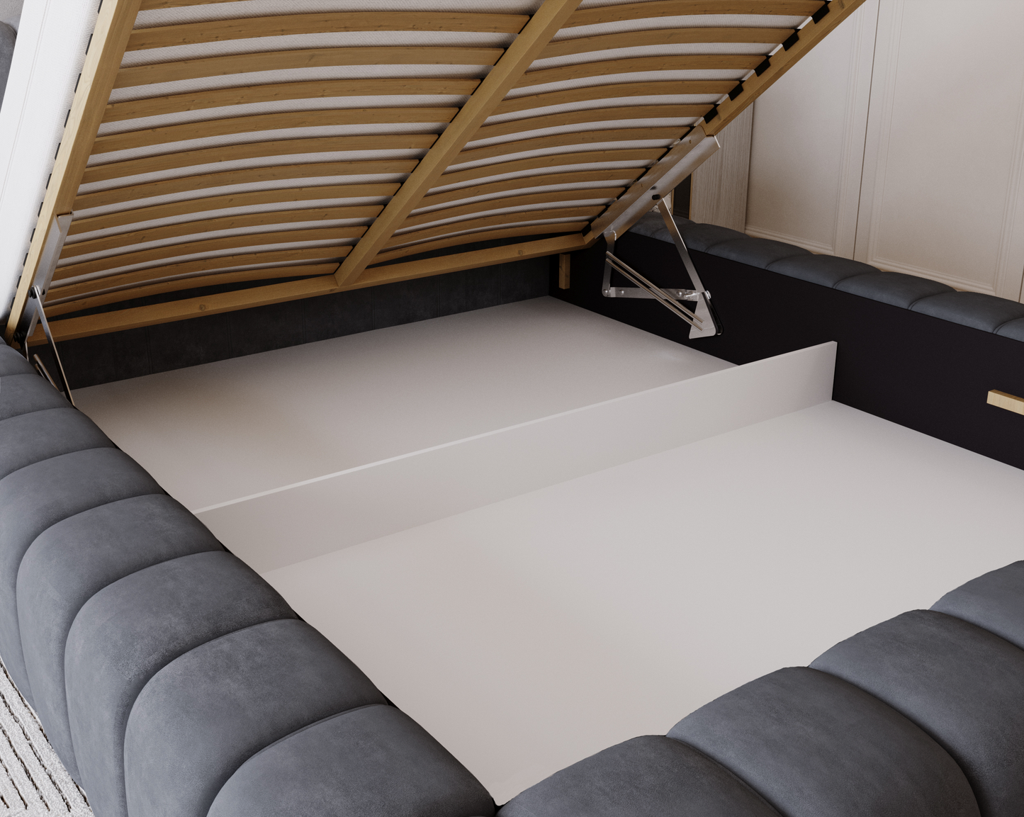 Skogsro - Sängram med förvaring