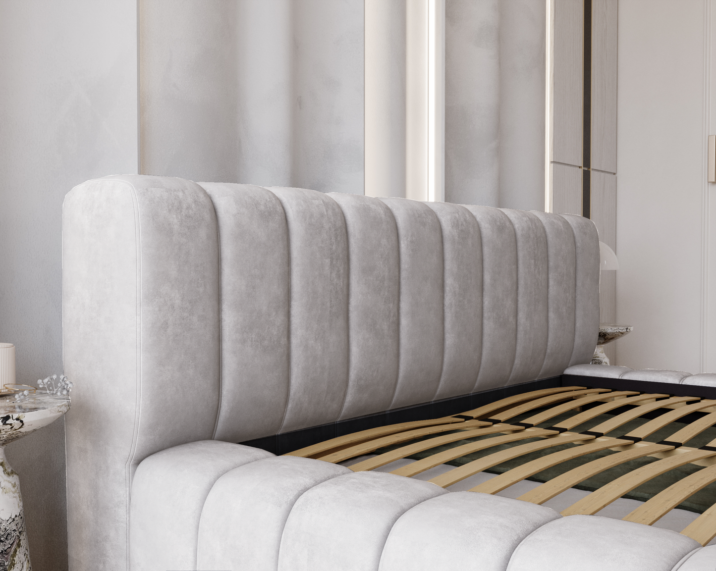 Skogsro - Sängram med förvaring