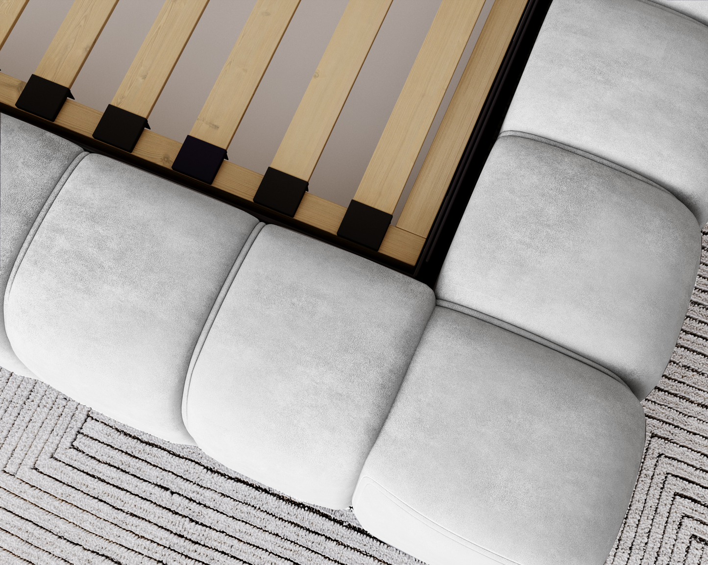 Skogsro - Sängram med förvaring