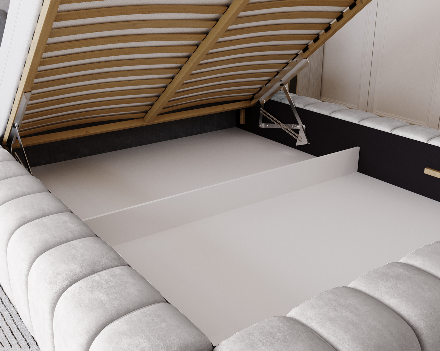 Skogsro - Sängram med förvaring