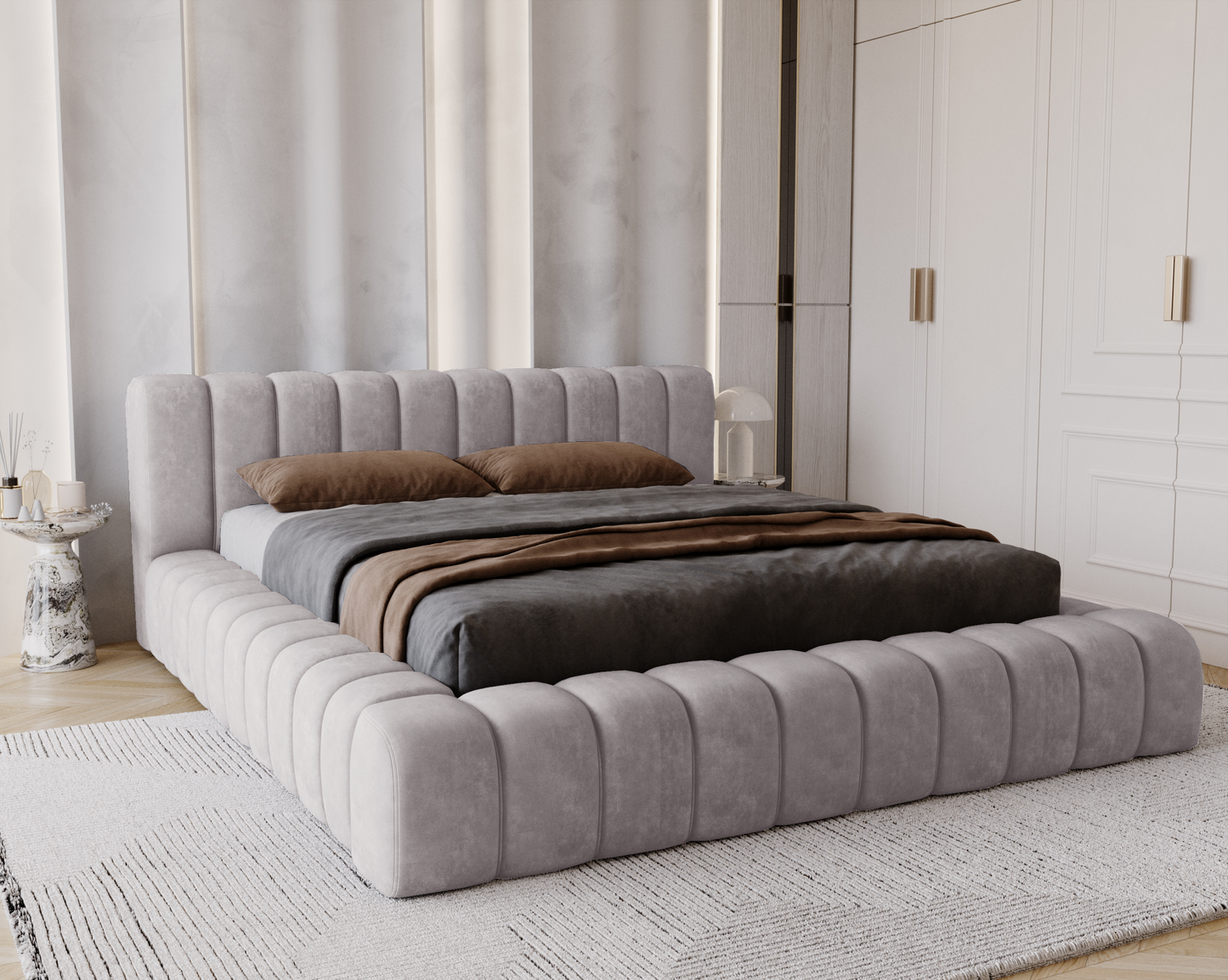 Skogsro - Sängram med förvaring