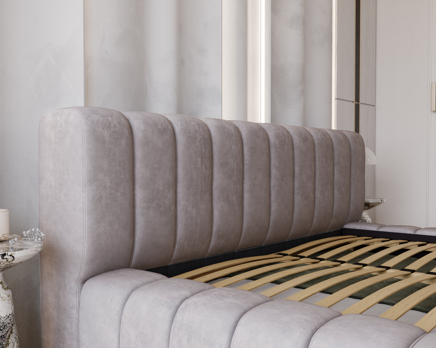 Skogsro - Sängram med förvaring