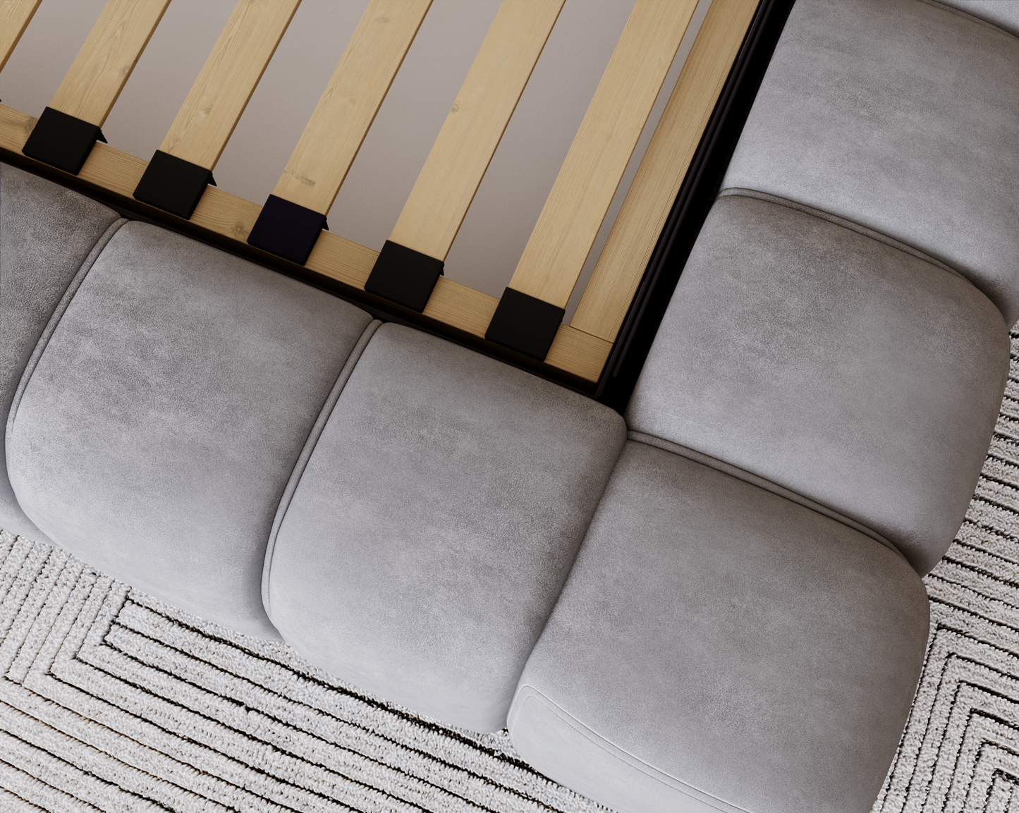 Skogsro - Sängram med förvaring