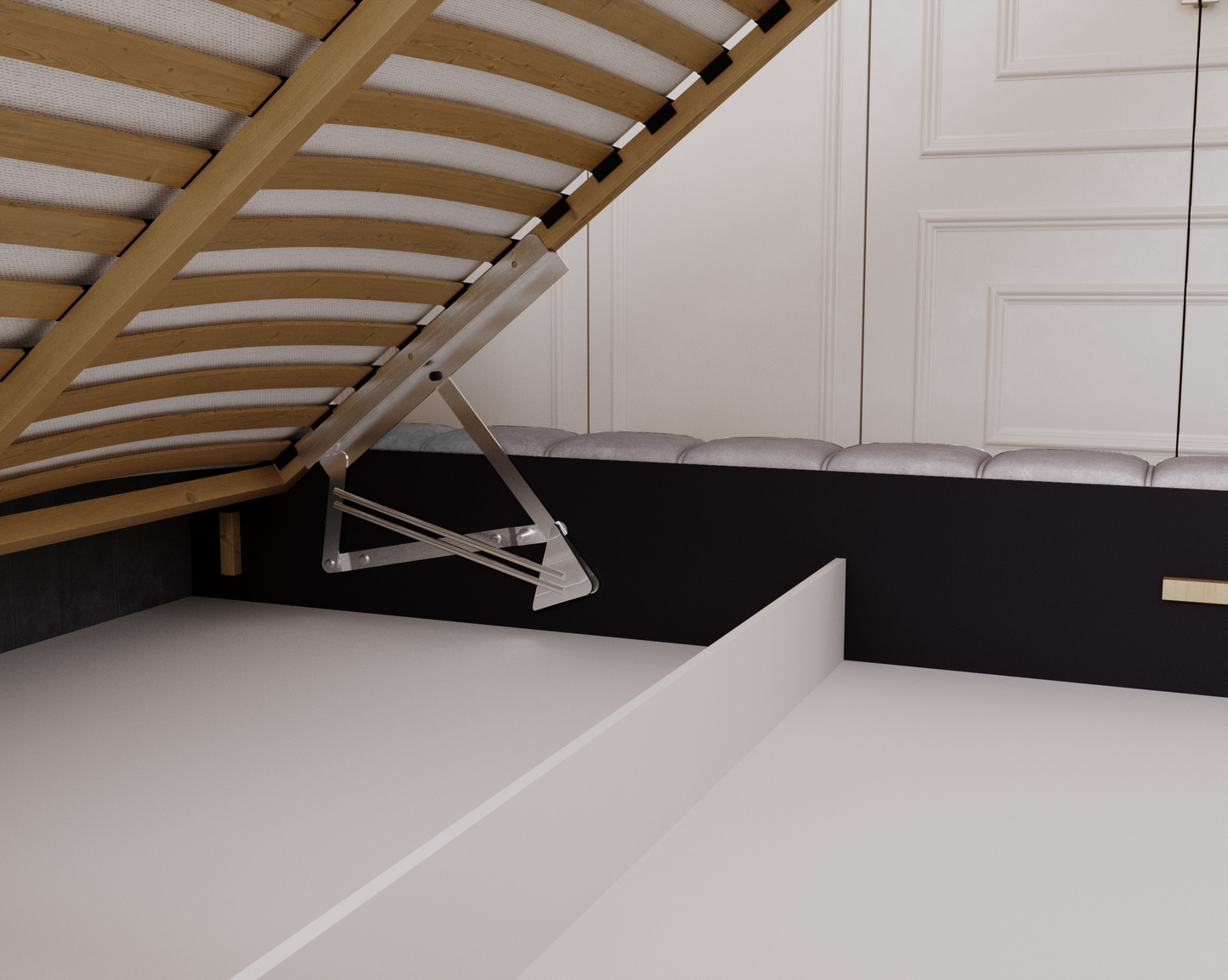 Skogsro - Sängram med förvaring