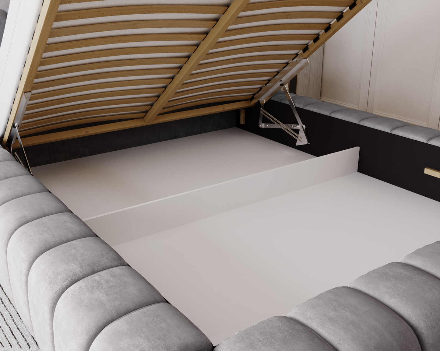 Skogsro - Sängram med förvaring