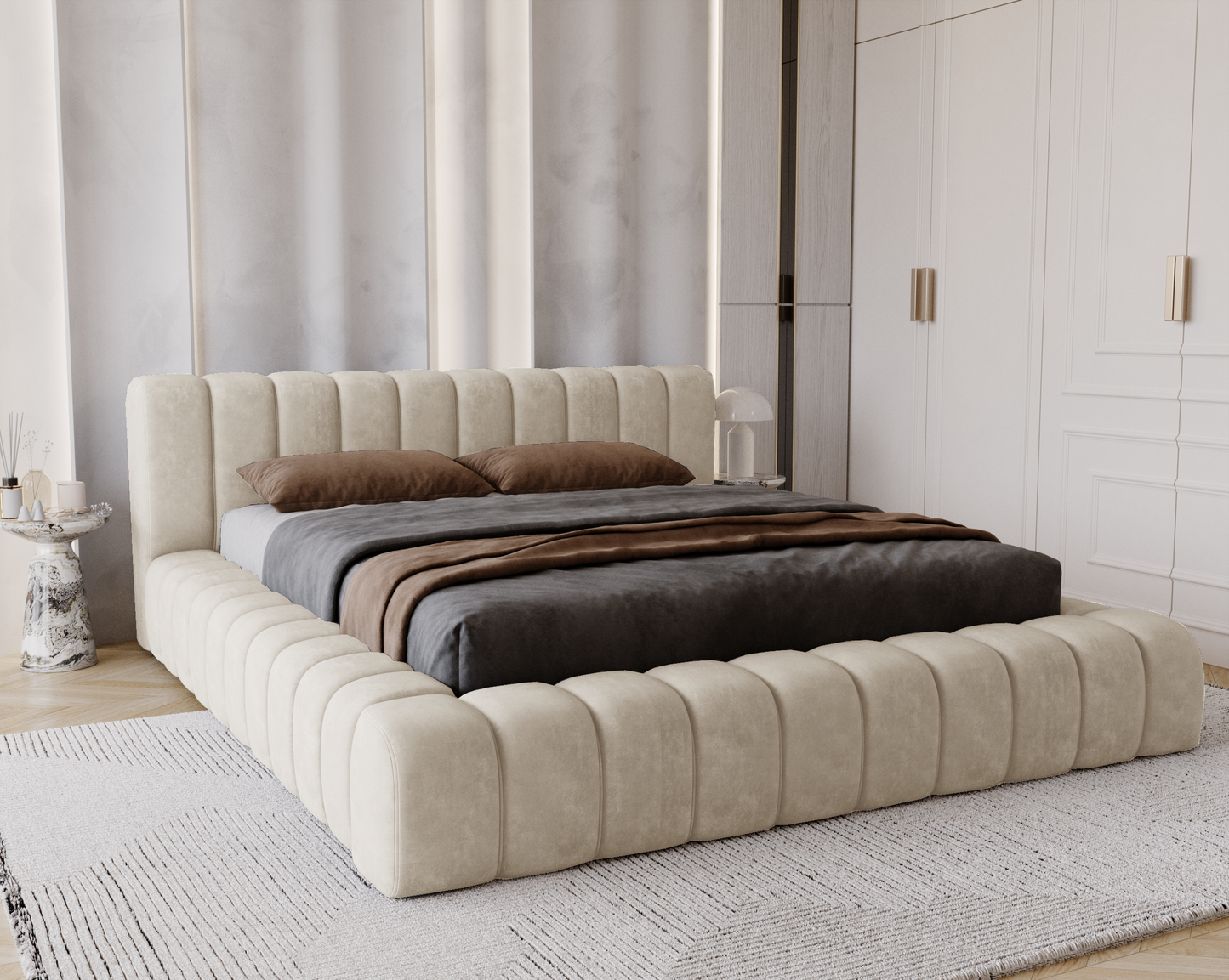 Skogsro - Sängram med förvaring