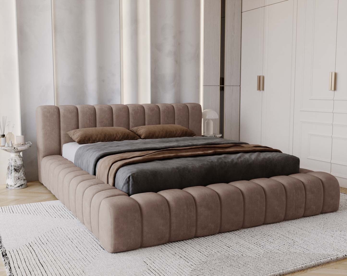 Skogsro - Sängram med förvaring