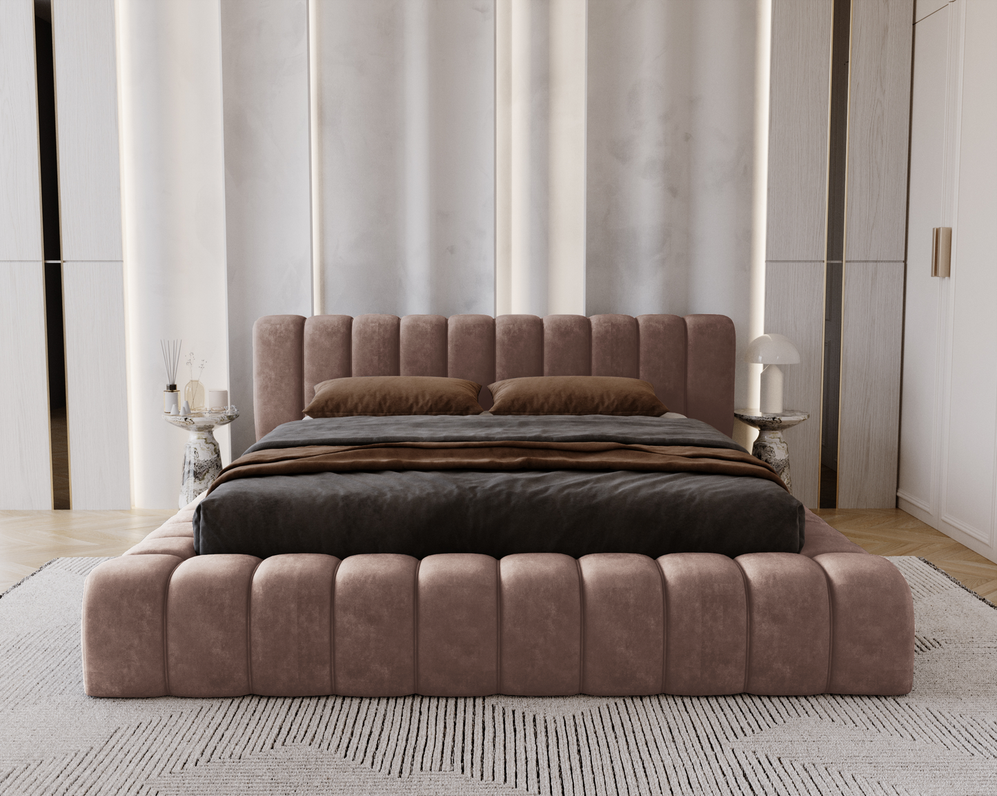 Skogsro - Sängram med förvaring