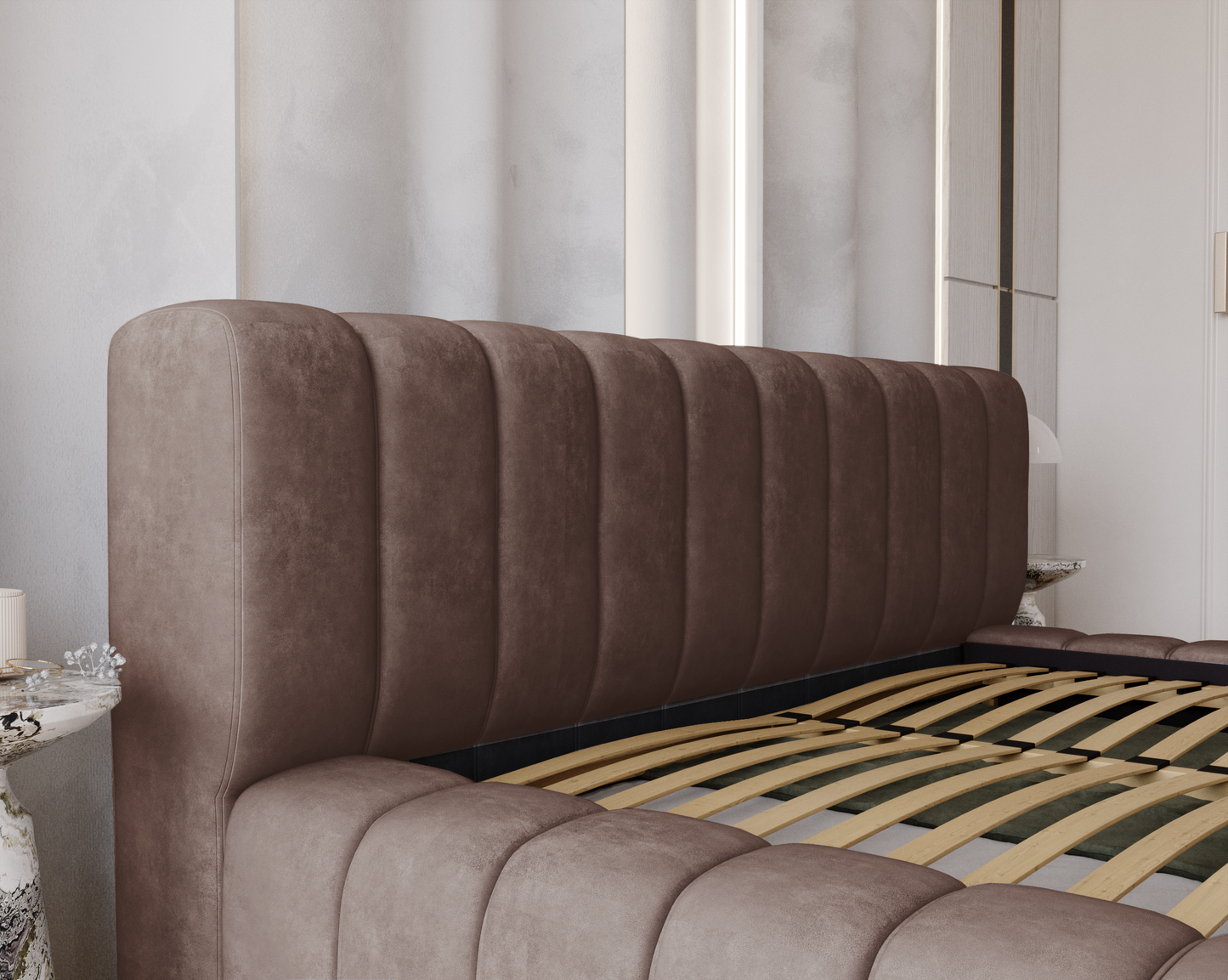 Skogsro - Sängram med förvaring