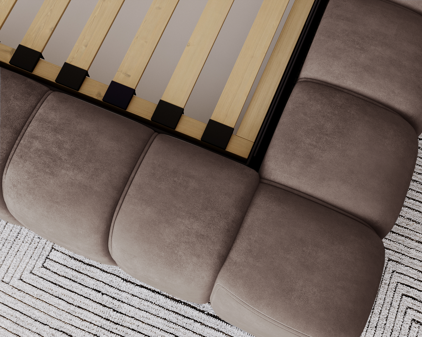 Skogsro - Sängram med förvaring